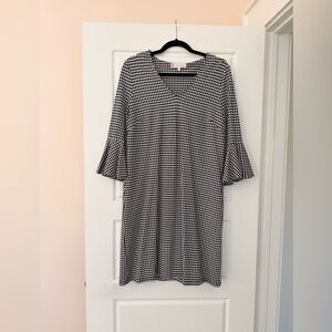 Jude Connolly Navy and White Checkered Dress